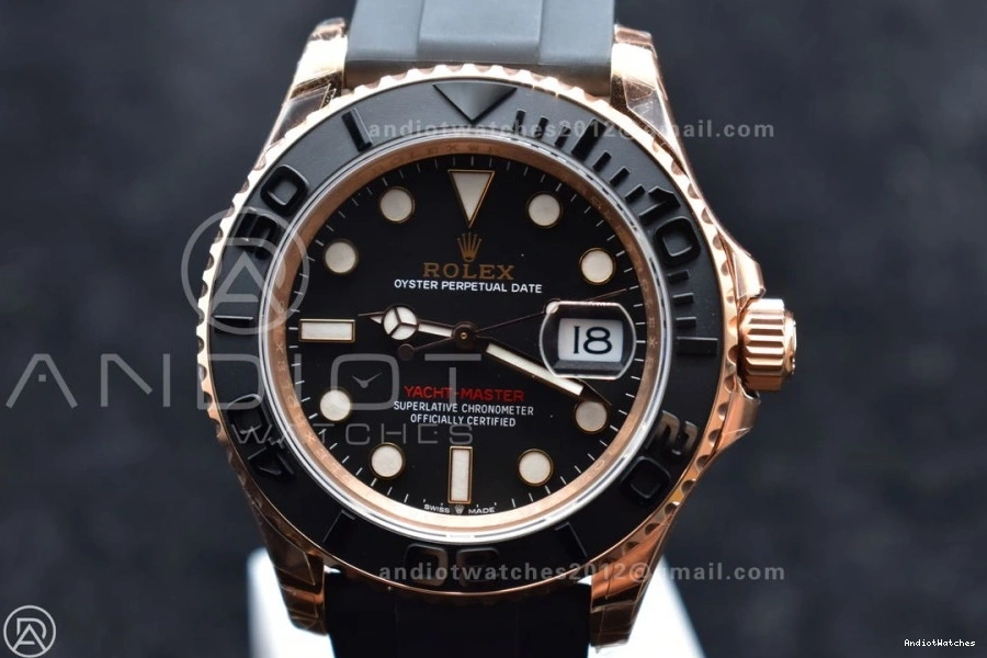 Oysterflex Black VS 1220 Best on 126655 Yacht-Master Ceramic 1:1 TimelessDesign Strap Bezel VSF Rubber Edition 0421